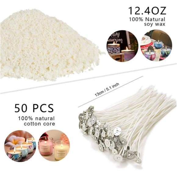 Candle Making Kit Supplies,DIY Craft Tools Including Candle Make Pouring Pot - Picture 6 of 8